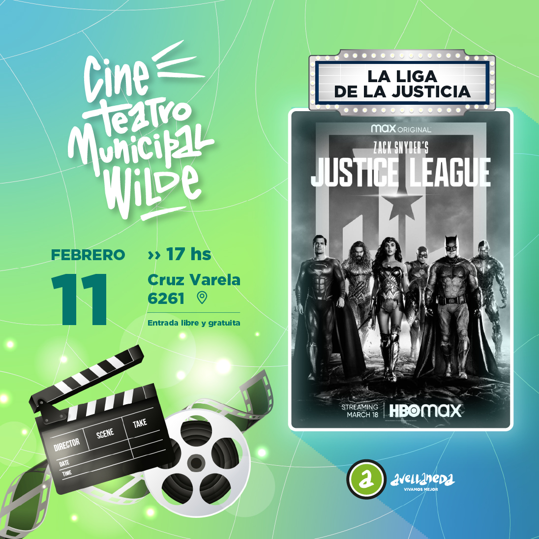La liga de la justicia Sáb 11 Feb - 17:00