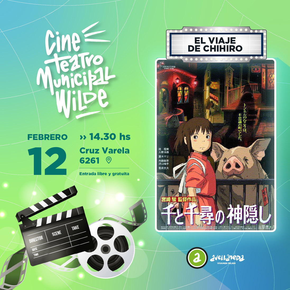 El viaje de Chihiro Dom 12 Feb - 14:30