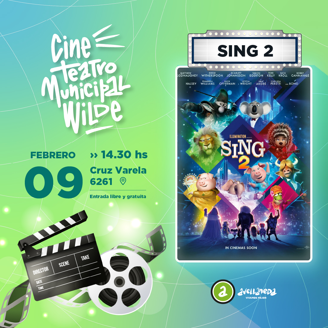 Sing 2 Jue 9 Feb - 14:30